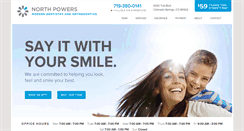 Desktop Screenshot of northpowersmoderndentistry.com